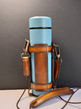 Leather Bottle Holder with Crossbody Strap (FBHCS002)