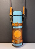 Leather Bottle Holder with Crossbody Strap (FBHCS002)