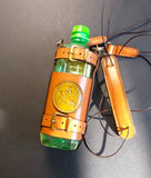 Leather Bottle Holder with Crossbody Strap (TBHCS002)