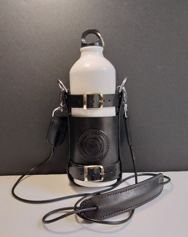 Leather Bottle Holder with Crossbody Strap (BHCS007)