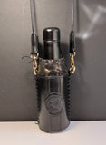 Leather Bottle Holder with Crossbody Strap (TBHCS011)