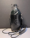 Leather Bottle Holder with Crossbody Strap (TBHCS003)