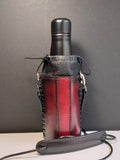 Leather Bottle Holder with Crossbody Strap (TBHCS010)
