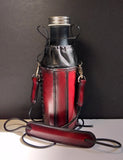 Leather Bottle Holder with Crossbody Strap (TBHCS008)