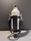 Leather Bottle Holder with Crossbody Strap (BHCS007)