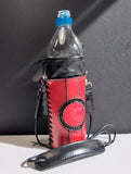 Leather Bottle Holder with Crossbody Strap (TBHCS009)