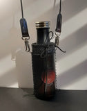Leather Bottle Holder with Crossbody Strap (BHCS003)