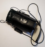 Leather Bottle Holder with Crossbody Strap (TBHCS003)