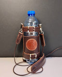 Leather Bottle Holder with Crossbody Strap (FBHCS001)
