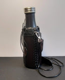 Leather Bottle Holder with Crossbody Strap (TBHCS005)