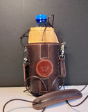 Leather Bottle Holder with Crossbody Strap (TBHCS007)