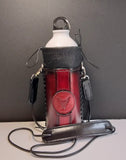 Leather Bottle Holder with Crossbody Strap (TBHCS010)