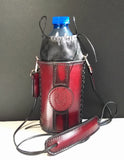 Leather Bottle Holder with Crossbody Strap (TBHCS008)
