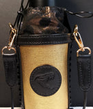 Leather Bottle Holder with Crossbody Strap (TBHCS004)