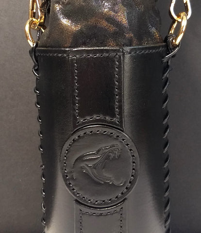 Leather Bottle Holder with Crossbody Strap (TBHCS011)