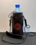 Leather Bottle Holder with Crossbody Strap (TBHCS005)
