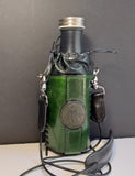 Leather Bottle Holder with Crossbody Strap (TBHCS001)