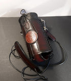 Leather Bottle Holder with Crossbody Strap (BHCS003)