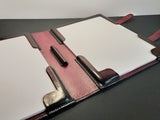 Leather Electronic Musical Score Case for Singers (Gradient Mahogany)