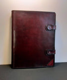 Leather Electronic Musical Score Case for Singers (Gradient Mahogany)