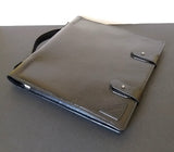 Leather Electronic Musical Score Case for Singers (Black)